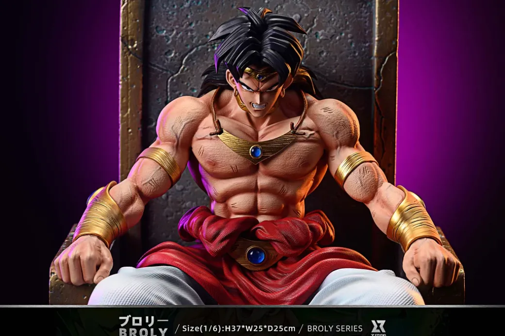 1/6 Scale Sitting Broly - Dragon Ball Resin Statue - Z Studio
