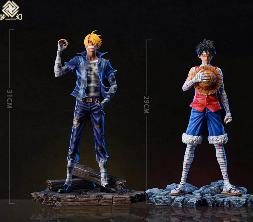 1/6 Scale Sky Island Sanji & 3D2Y Monkey D. Luffy - ONE PIECE Resin Statue - Dream Studios