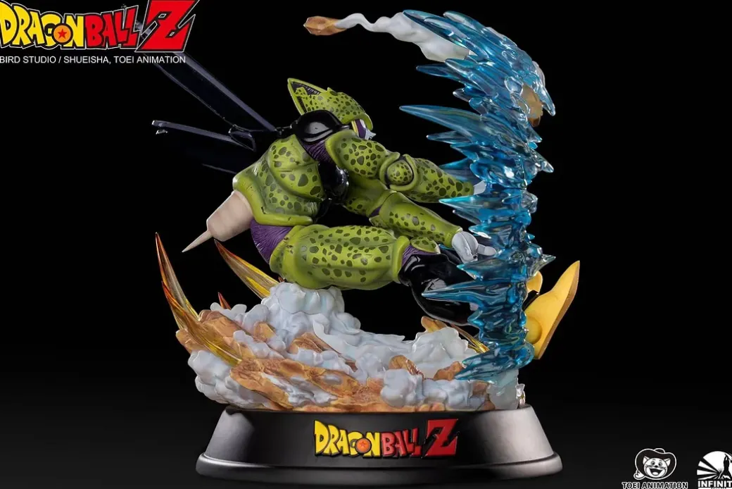 1/6 Scale Son Goku & Son Gohan vs Cell - Dragon Ball Resin Statue - Infinity Studios
