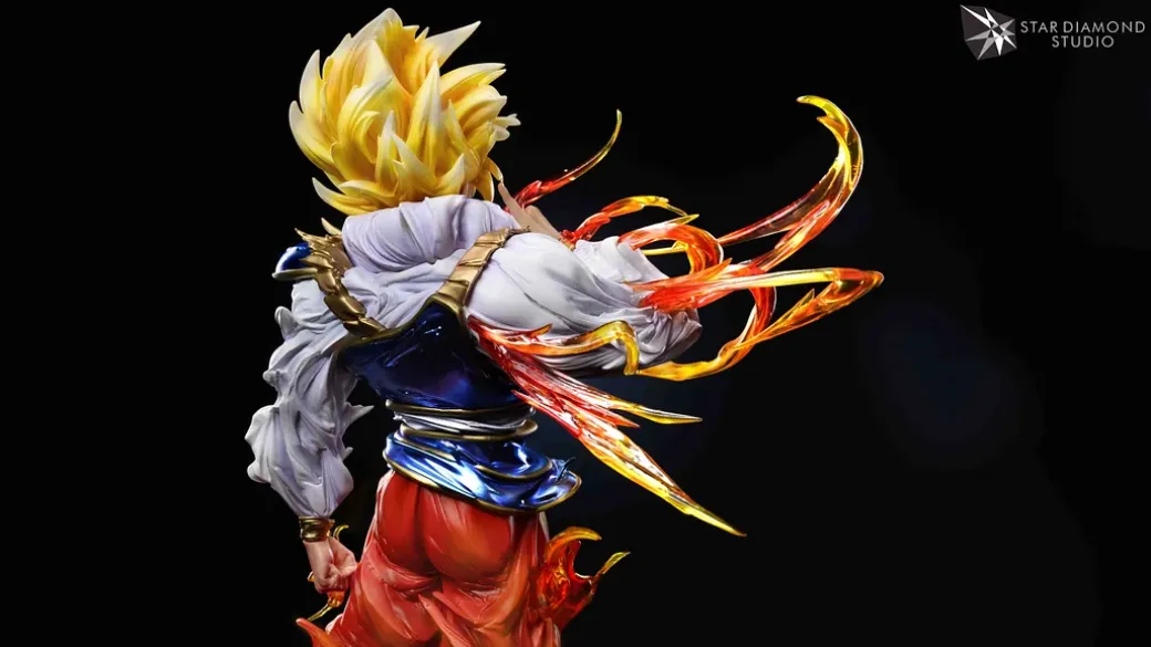 1/6 Scale Space Suit Ver. Super Saiyan Son Goku - Dragon Ball Resin Statue - Star Diamond Studio