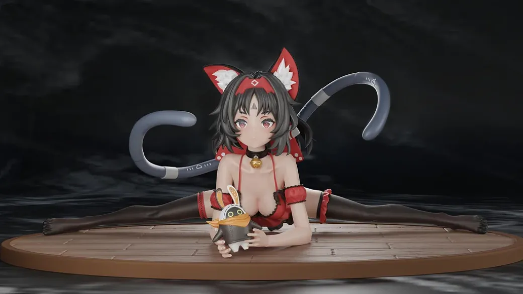 1/6 Scale Split Ver. Nekomiya Mana - Zenless Zone Zero Statue - Whale Studio