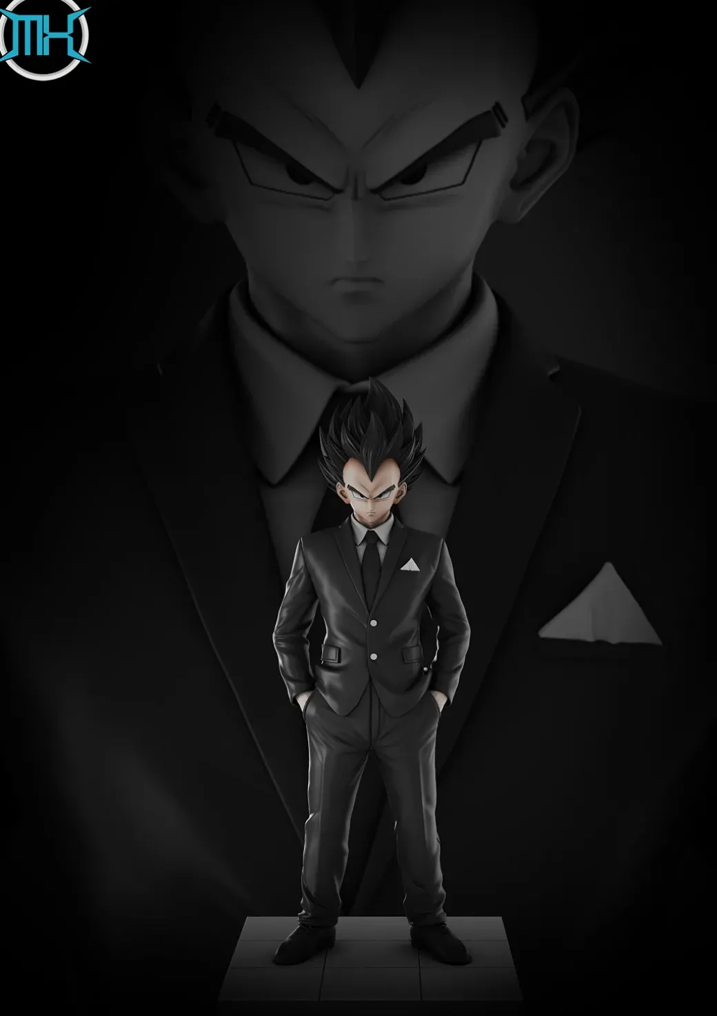 1/6 Scale Suit Ver. Vegeta - Dragon Ball Resin Statue - MX Studios