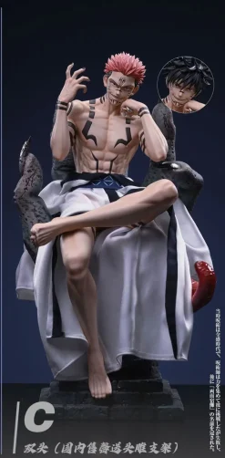 1/6 Scale Sukuna Yuji Itadori & Sukuna Megumi Fushiguro - Jujutsu Kaisen Resin Statue - SGS Studio