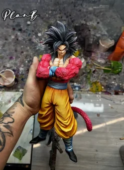 1/6 Scale Super Saiyan 4 & Super Saiyan Son Goku - Dragon Ball Resin Statue - PlanB Studio