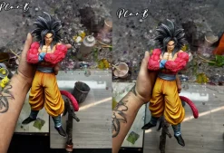 1/6 Scale Super Saiyan 4 & Super Saiyan Son Goku - Dragon Ball Resin Statue - PlanB Studio
