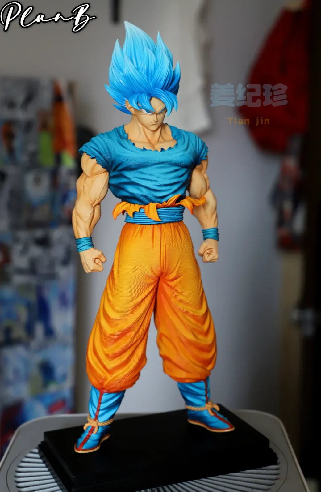 1/6 Scale Super Saiyan 4 & Super Saiyan Son Goku - Dragon Ball Resin Statue - PlanB Studio