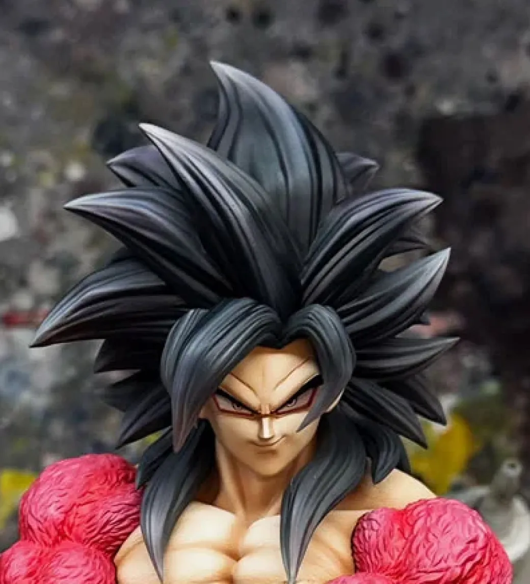 1/6 Scale Super Saiyan 4 & Super Saiyan Son Goku - Dragon Ball Resin Statue - PlanB Studio