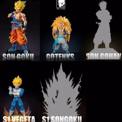 1/6 Scale Super Saiyan 3 Gotenks - Dragon Ball Resin Statue - Noc Studio