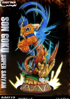 1/4 Scale Super Saiyan 3 Son Goku - Dragon Ball Resin Statue - VAST SEA Studio