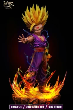 1/4 Scale Super Saiyan 2 Son Gohan with LED - Dragon Ball Resin Statue - MRC Studios