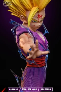 1/4 Scale Super Saiyan 2 Son Gohan with LED - Dragon Ball Resin Statue - MRC Studios
