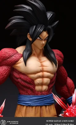 1/4 Scale Super Saiyan 4 Son Goku with LED - Dragon Ball Resin Statue - Universe Studio