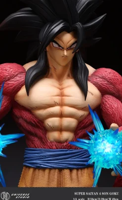 1/4 Scale Super Saiyan 4 Son Goku with LED - Dragon Ball Resin Statue - Universe Studio