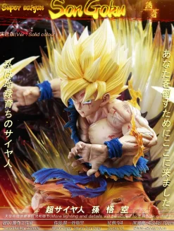 1/4 Scale Super Saiyan 1 Son Goku with LED - Dragon Ball Resin Statue - Monkey·D Studios