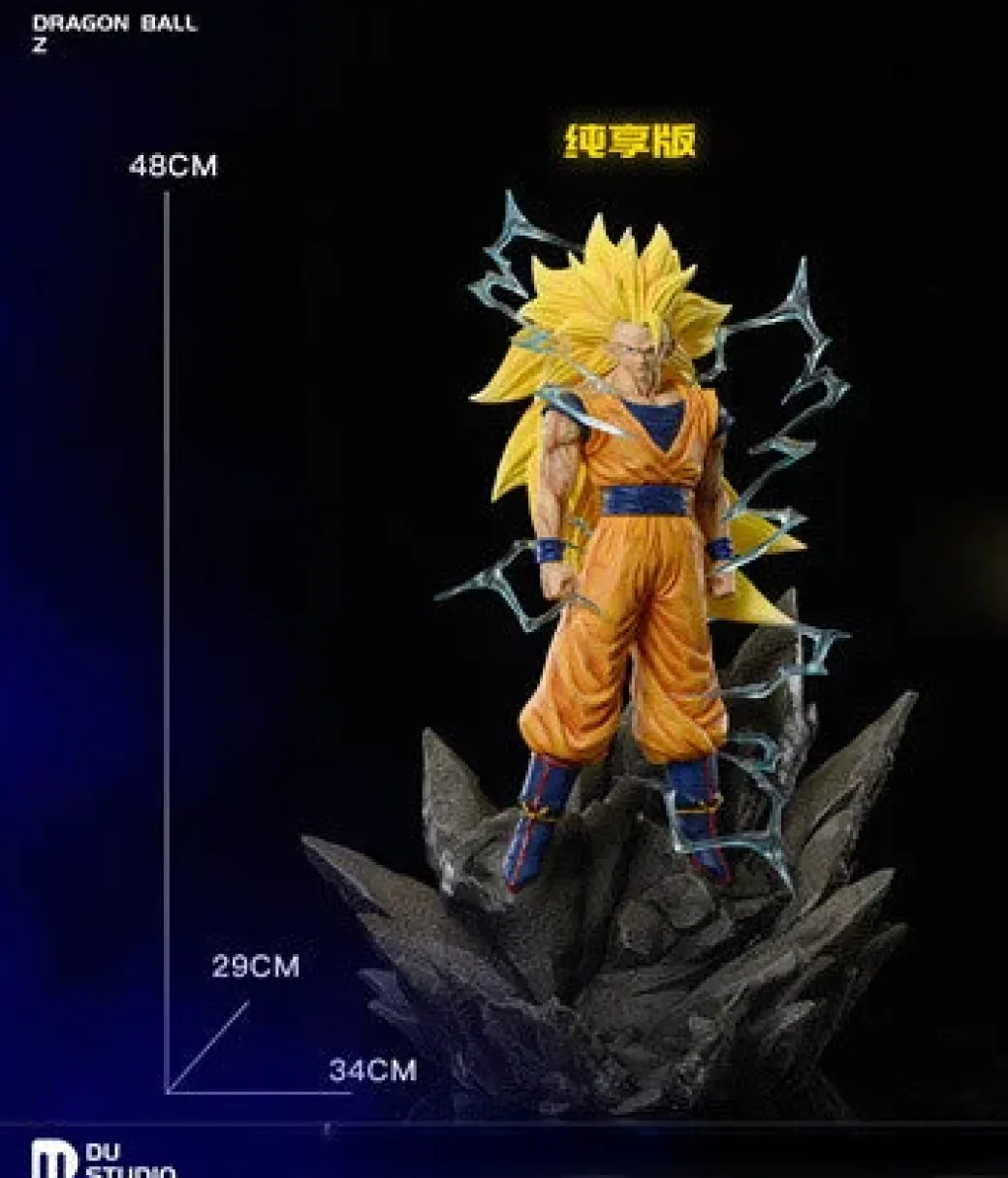 1/6 Scale Super Saiyan 3 Son Goku - Dragon Ball Resin Statue - Du-Studio