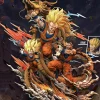 1/6 Scale Super Saiyan 3 Son Goku & Son Gohan & Son Goten - Dragon Ball Resin Statue - Hero Belief Studios