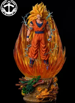 1/4 Scale Super Saiyan 3 Son Goku - Dragon Ball Resin Statue - SURGE Studios
