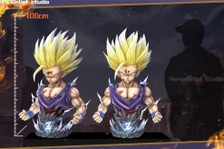 1/1 Scale Super Saiyan 2 Son Gohan Bust Statue with LED & Sound - Dragon Ball Z Resin Statue - Hero Belief Studios