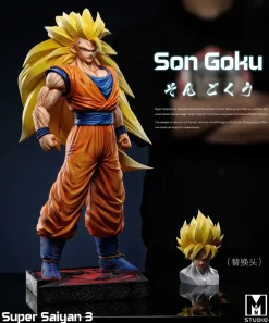 1/4 Scale Super Saiyan 3 Son Goku - Dragon Ball Resin Statue - MAN-Studio