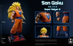 1/4 Scale Super Saiyan 3 Son Goku - Dragon Ball Resin Statue - MAN-Studio