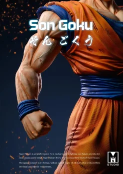 1/4 Scale Super Saiyan 3 Son Goku - Dragon Ball Resin Statue - MAN-Studio