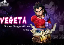 1/2 Scale Super Saiyan 4 Vegeta Bust Statue - Dragon Ball Resin Statue - BaoLiXiong Studio