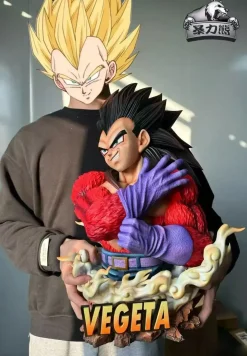1/2 Scale Super Saiyan 4 Vegeta Bust Statue - Dragon Ball Resin Statue - BaoLiXiong Studio