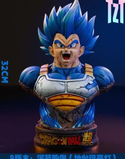 1/3 Scale Super Saiyan Blue Vegeta with LED - Dragon Ball Resin Statue - TZT Studio