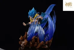 1/6 Scale Super Saiyan Blue Gogeta with LED - Dragon Ball Resin Statue - ChuShiShe Studio