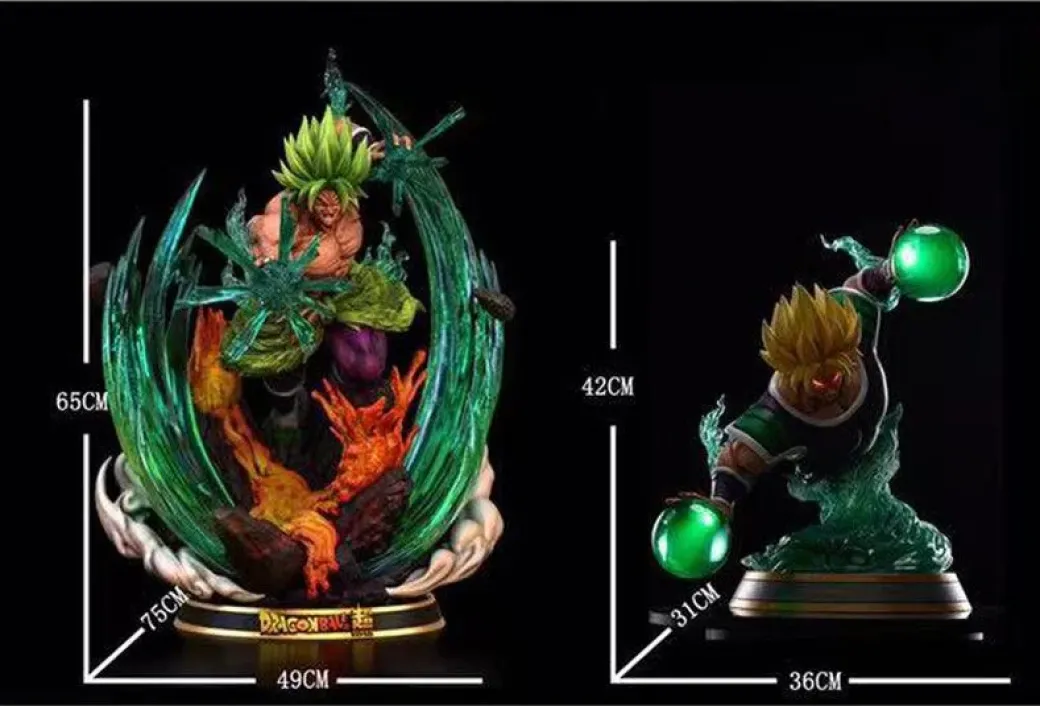 1/6 Scale Super Saiyan Broly with LED - Dragon Ball Resin Statue - Wonder Art Studio