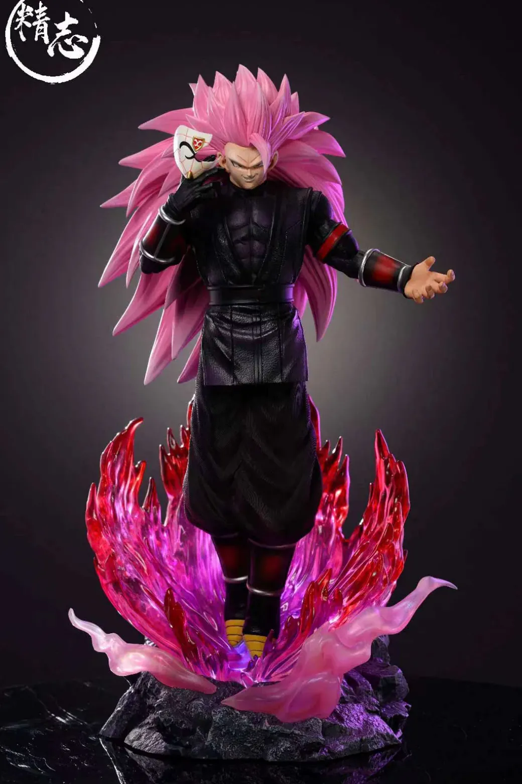 1/6 Scale Super Saiyan Rosé 3 Son Goku 1.0 with LED - Dragon Ball Resin Statue - JingZhi Studio