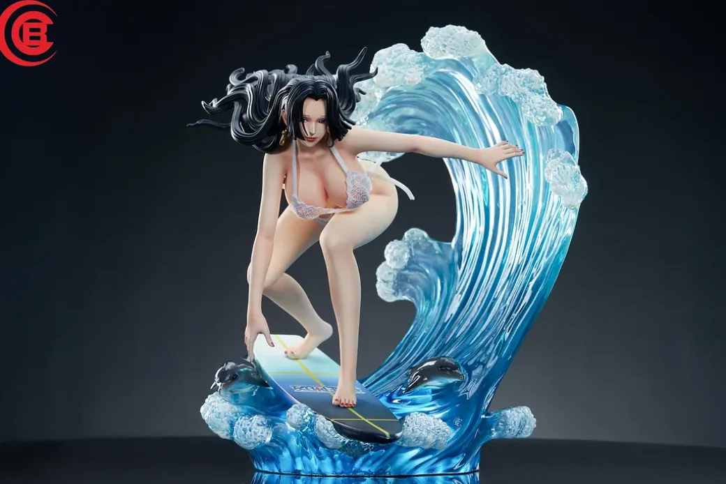 1/6 Scale Surfing Boa Hancock with LED - ONE PIECE Resin Statue - CCB Studio