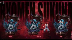 1/6 Scale Ten Shadows Technique Ryomen Sukuna with LED - Jujutsu Kaisen Resin Statue - ZanyJoke Studio