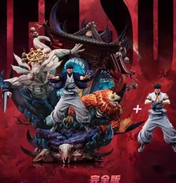 1/6 Scale Ten Shadows Technique Ryomen Sukuna with LED - Jujutsu Kaisen Resin Statue - ZanyJoke Studio