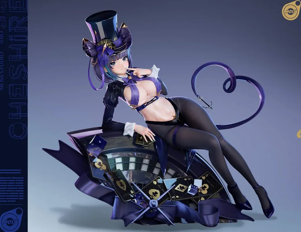 1/6 Scale The Cat in the Magic Hat Ver. HMS Cheshire - Azur Lane Statue - MOSS Studio