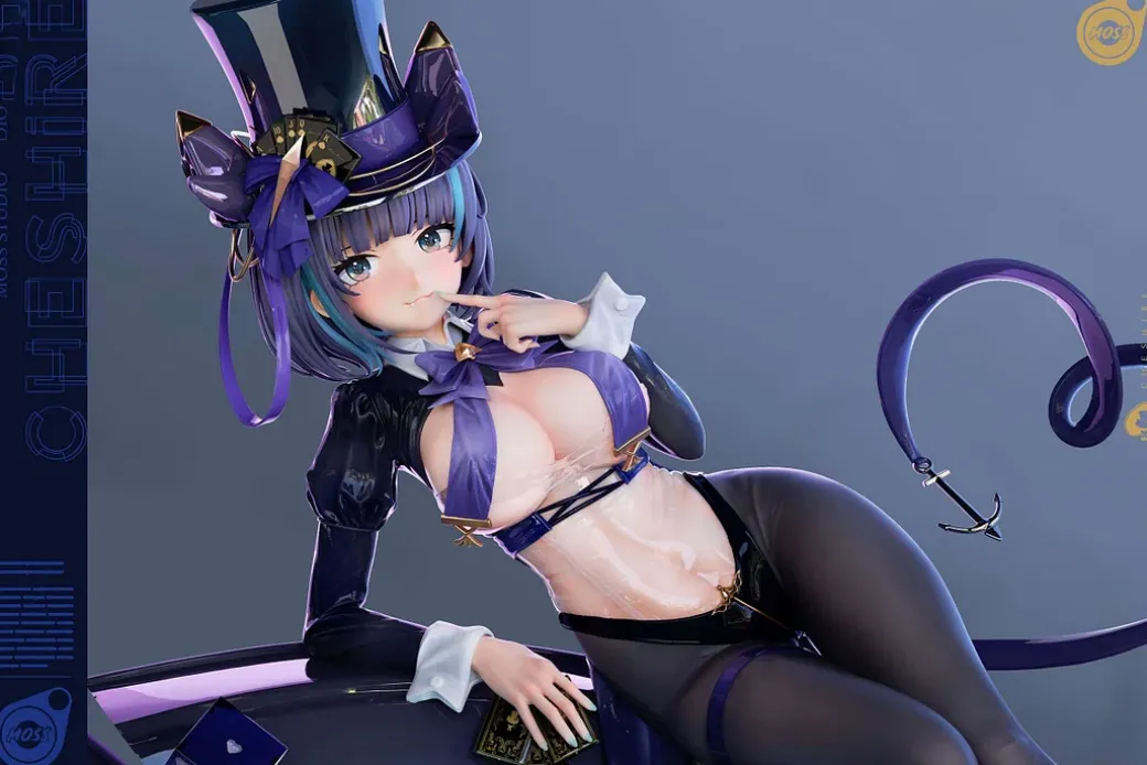 1/6 Scale The Cat in the Magic Hat Ver. HMS Cheshire - Azur Lane Statue - MOSS Studio