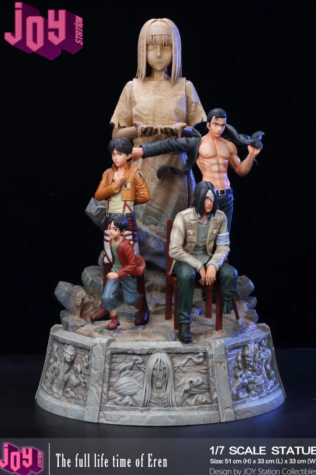 1/7 Scale The Full Life Time of Eren - Attack on Titan Resin Statue - Joy Station Collection