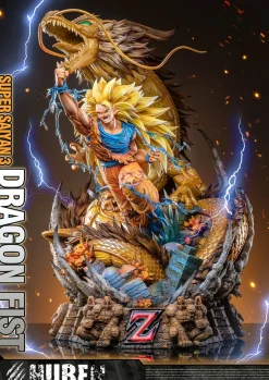 1/6 Scale Theatrical Ver. Dragon Fist Super Saiyan 3 Son Goku - Dragon Ball Resin Statue - HuBen Studios