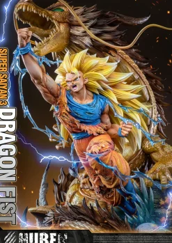 1/6 Scale Theatrical Ver. Dragon Fist Super Saiyan 3 Son Goku - Dragon Ball Resin Statue - HuBen Studios