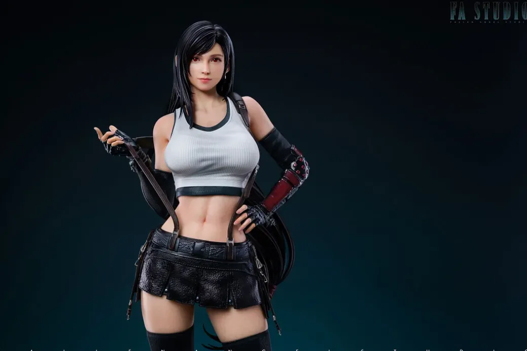 1/4 Scale Tifa Lockhart & Cloud Strife - (FF7) Final Fantasy VII Resin Statue - Fallen Angel Studio