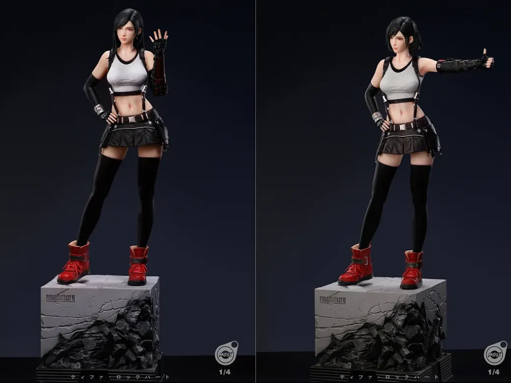 1/4 Scale Tifa Lockhart - (FF7) Final Fantasy VII Resin Statue - MOSS Studio
