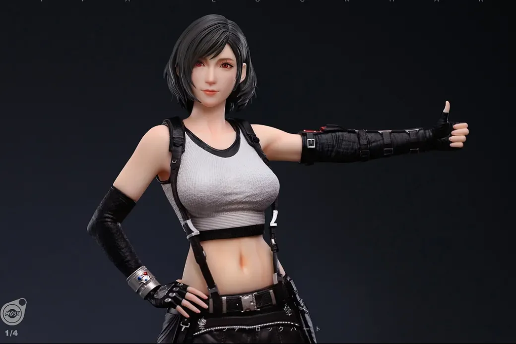 1/4 Scale Tifa Lockhart - (FF7) Final Fantasy VII Resin Statue - MOSS Studio