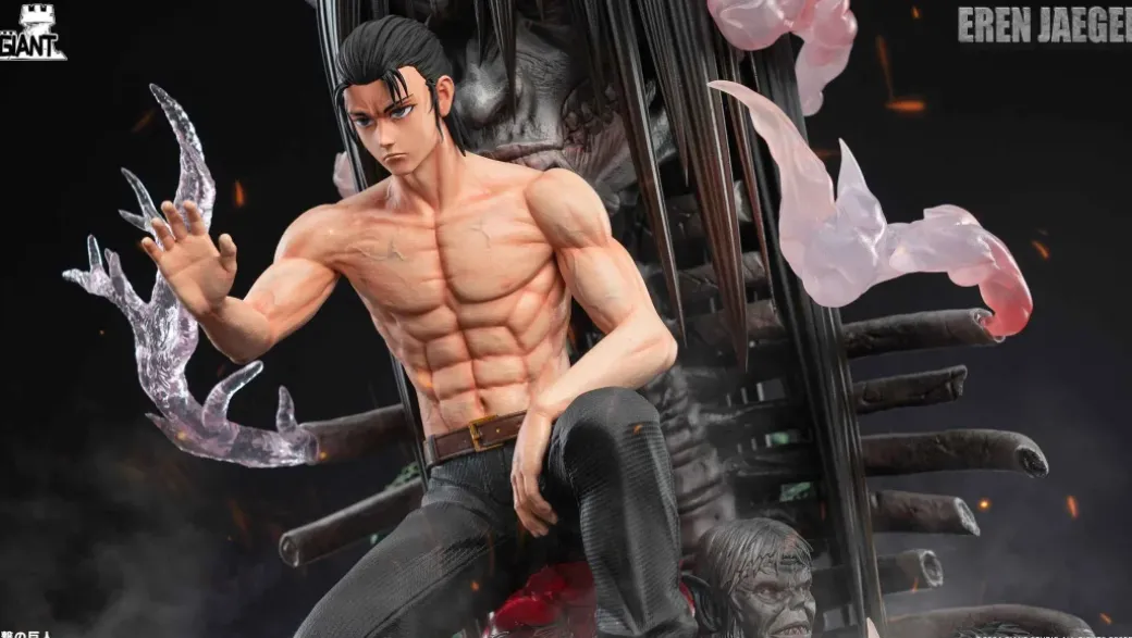 1/4 Scale Titan Series 001 Sitting Eren Yeager - Attack On Titan Resin Statue - GIANT-Studio
