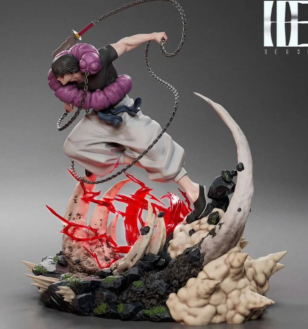 1/6 Scale Toji Fushiguro - Jujutsu Kaisen Resin Statue - Héroe Collectibles