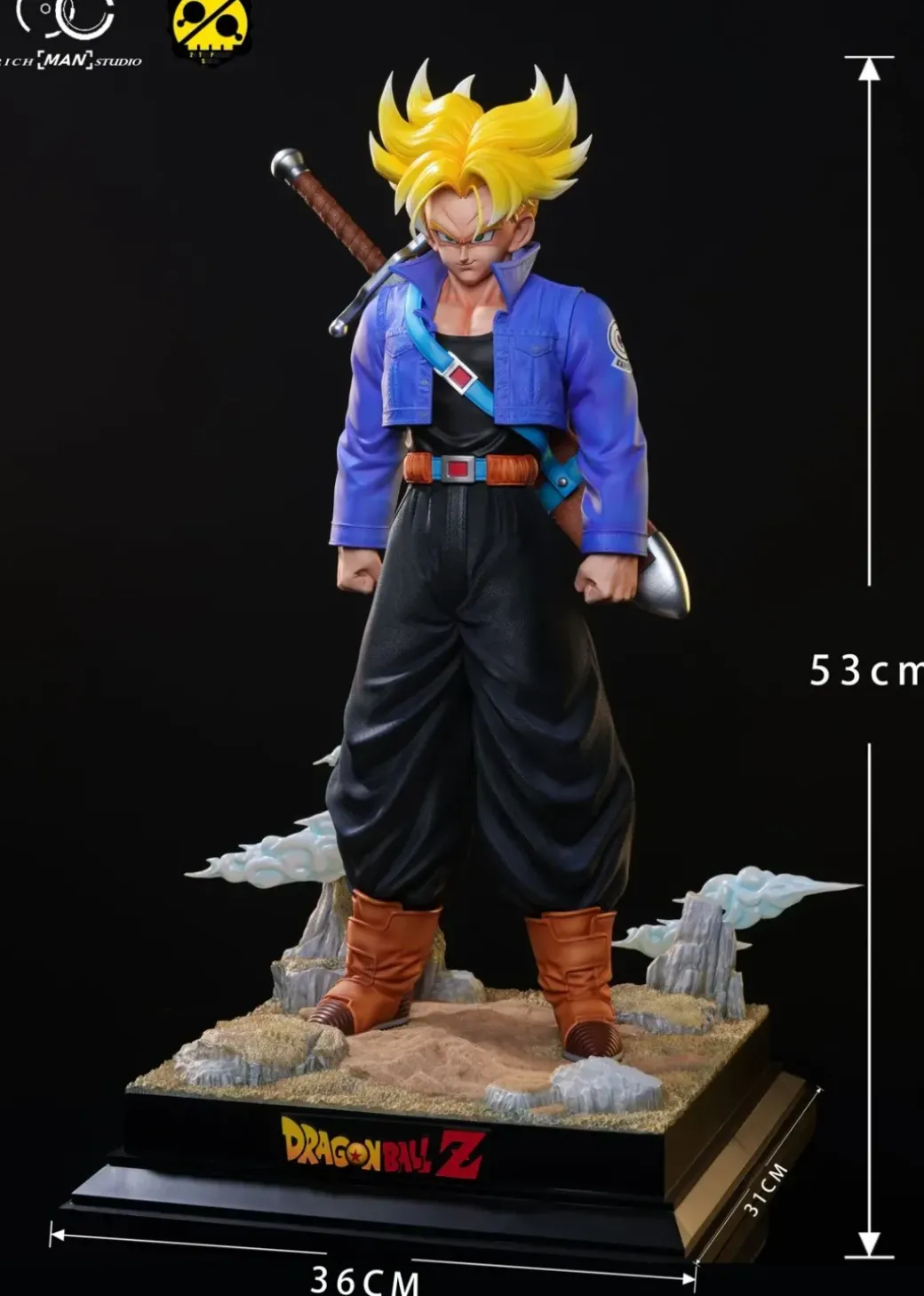 1/4 Scale Trunks - Dragon Ball Resin Statue - RICH MAN Studio