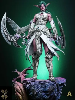 1/5 Scale Tyrande Whisperwind & Priestesses of Elune - World of Warcraft Resin Statue - Four Horsemen Studios