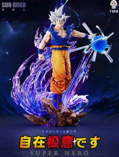 1/6 Scale Ultra Instinct Son Goku with LED - Dragon Ball Statue - YMM Studio