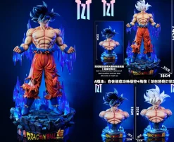 1/3 Scale Ultra Instinct Son Goku with LED - Dragon Ball Resin Statue - TZT Studio