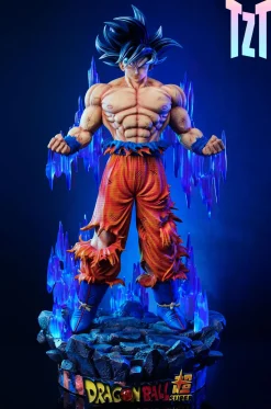 1/3 Scale Ultra Instinct Son Goku with LED - Dragon Ball Resin Statue - TZT Studio