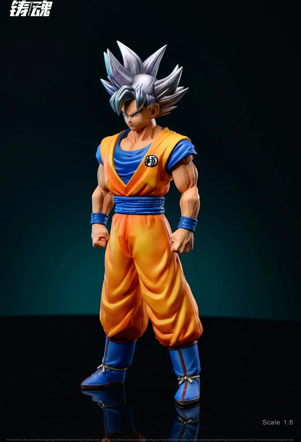 1/6 Scale Ultra Instinct Son Goku - Dragon Ball Resin Statue - Sculpting Soul Studios